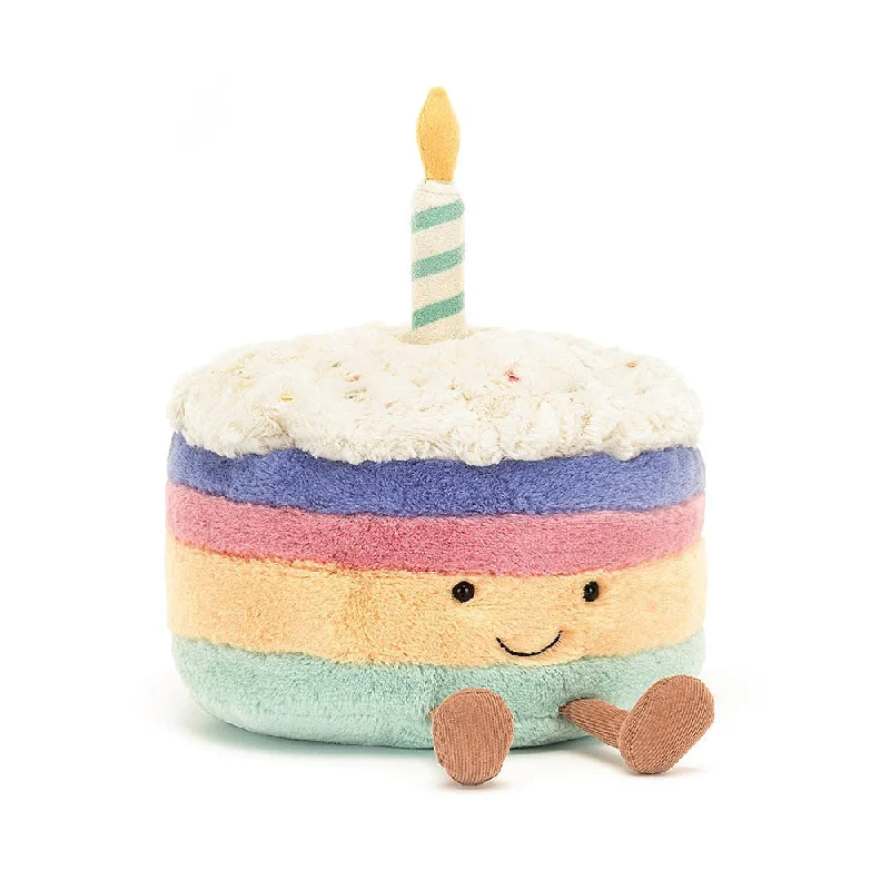 Scented Plush Owls with a Soothing Aroma for RelaxationJellycat Amuseable Rainbow Birthday Cake Scented Plush Owls with a Soothing Aroma for RelaxationJellycat Amuseable Rainbow Birthday Cake