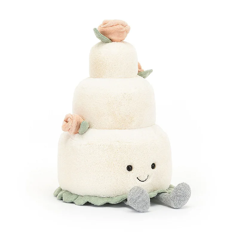 Plush Space - Themed Alien Toys with Glow - in - the - Dark Features for Star - GazersJellycat Amuseable Wedding Cake Plush Space - Themed Alien Toys with Glow - in - the - Dark Features for Star - GazersJellycat Amuseable Wedding Cake