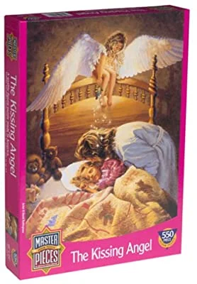 Interlocking Wooden Puzzles with Geometric Shapes for Developing Fine Motor Skills in PreschoolersSALE - 50% OFF <br> Master Pieces <BR> The Kissing Angel<br> 550 Piece Puzzle Interlocking Wooden Puzzles with Geometric Shapes for Developing Fine Motor Skills in PreschoolersSALE - 50% OFF <br> Master Pieces <BR> The Kissing Angel<br> 550 Piece Puzzle