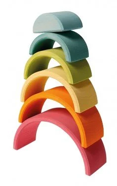 Puzzle - Challenge - Card - Attached Wooden Puzzles with a Sports Theme for Competitive PlayersMedium Rainbow Pastel Grimms Puzzle - Challenge - Card - Attached Wooden Puzzles with a Sports Theme for Competitive PlayersMedium Rainbow Pastel Grimms