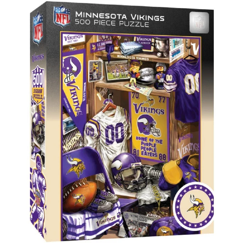 Minnesota Vikings Locker Room Puzzle