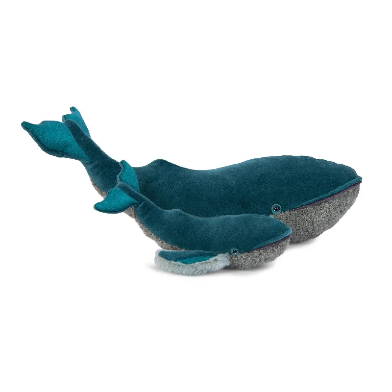 Plush Mermaid Toys with Glittery Tails for Little Girls' Fantasy PlayMoulin Roty Tout Autour Du Monde Large Whale Plush Mermaid Toys with Glittery Tails for Little Girls' Fantasy PlayMoulin Roty Tout Autour Du Monde Large Whale
