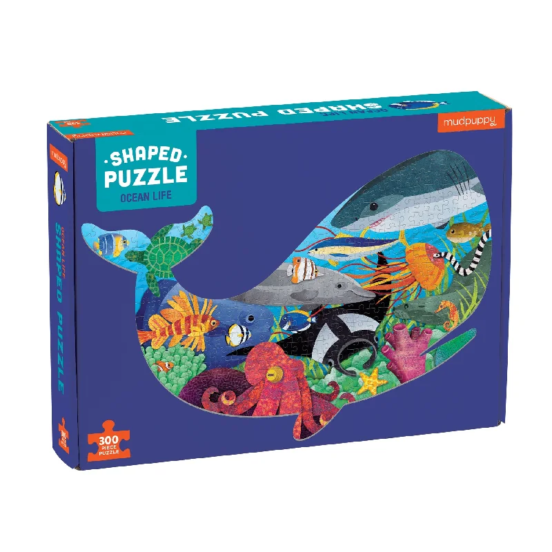 Antique - Style Wooden Puzzles of Classic Cars for Vintage EnthusiastsOcean Life Shaped Puzzle (300 Pieces) by Mudpuppy Antique - Style Wooden Puzzles of Classic Cars for Vintage EnthusiastsOcean Life Shaped Puzzle (300 Pieces) by Mudpuppy