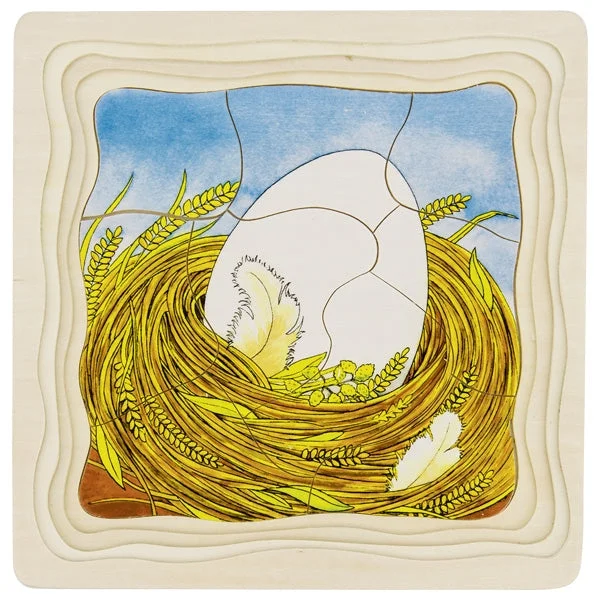 Stackable Wooden Puzzles of Alphabet Letters for Early Literacy DevelopmentPuzzle - chicken Stackable Wooden Puzzles of Alphabet Letters for Early Literacy DevelopmentPuzzle - chicken