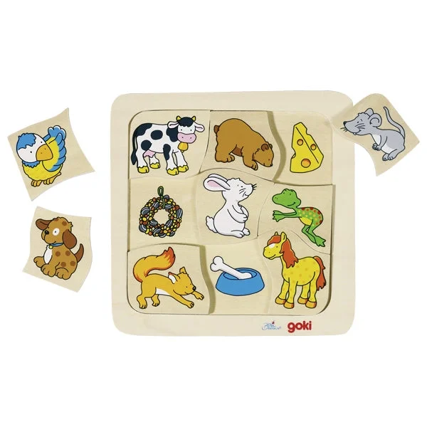 Antique - Style Wooden Puzzles of Classic Cars for Vintage EnthusiastsPuzzle, who eats what? Antique - Style Wooden Puzzles of Classic Cars for Vintage EnthusiastsPuzzle, who eats what?