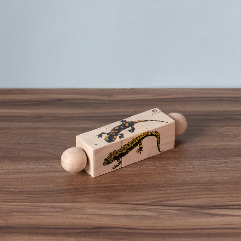 Adjustable - Difficulty Wooden Puzzles with a Castle Theme for Family Bonding TimeRotating Puzzle - Amphibians Adjustable - Difficulty Wooden Puzzles with a Castle Theme for Family Bonding TimeRotating Puzzle - Amphibians