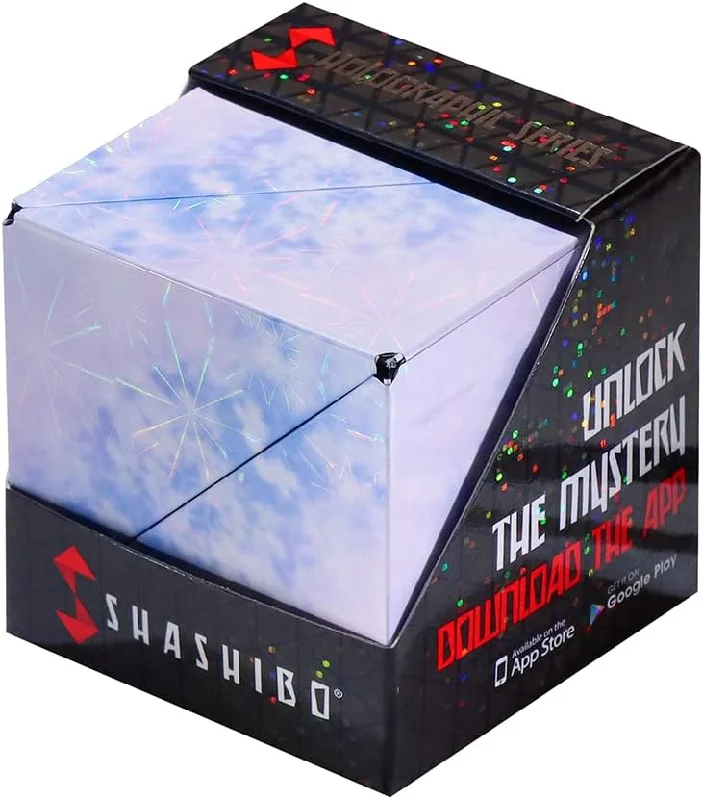Puzzle - Mat Included Wooden Puzzles with a Botanical Garden Theme for Comfortable AssemblyShashibo Holographic Shape Shifting Box - Polar Puzzle - Mat Included Wooden Puzzles with a Botanical Garden Theme for Comfortable AssemblyShashibo Holographic Shape Shifting Box - Polar