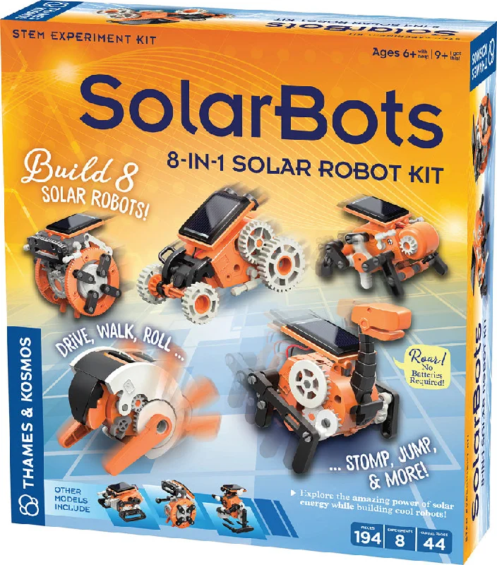 Hand - Carved Wooden Robots with Steampunk Design for Collectors' ShelvesSolarBots 8-in-1 Solar Robot Hand - Carved Wooden Robots with Steampunk Design for Collectors' ShelvesSolarBots 8-in-1 Solar Robot