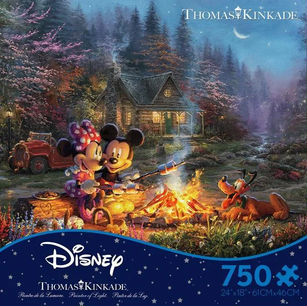 Hand - Carved Wooden Puzzles of Mythical Creatures for Fantasy FansThomas Kinkade Disney Dreams <br> 750 Piece Puzzle <br> Mickey & Minnie Sweetheart Fire Hand - Carved Wooden Puzzles of Mythical Creatures for Fantasy FansThomas Kinkade Disney Dreams <br> 750 Piece Puzzle <br> Mickey & Minnie Sweetheart Fire