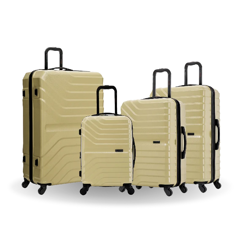 Women's TSA - Approved Luggage Locks in Rose Gold for Secure TravelAurum 4 Piece Set 20''/24''/28''/32''