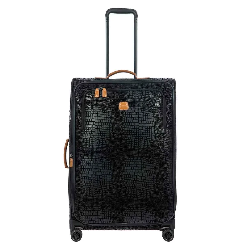 Travel - Size Toiletry Bottles with Leak - Proof Caps in ClearBrics MySafari 28" Expandable Spinner