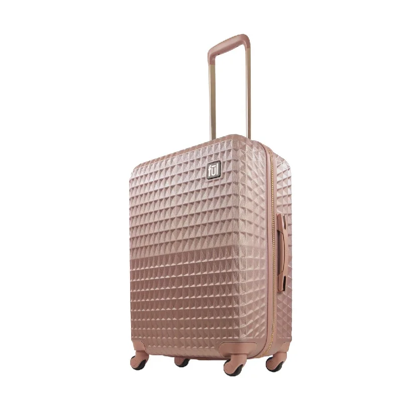 Expandable Travel Toiletry Bags in Clear Plastic for Easy Airport ScreeningGeo 26" Hardsided Spinner Luggage Rose Gold