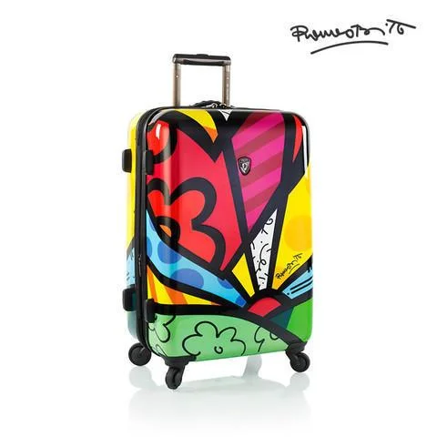 Women's Travel Makeup Bags with Mirror in Pink and BlackHeys Britto 26" Spinner