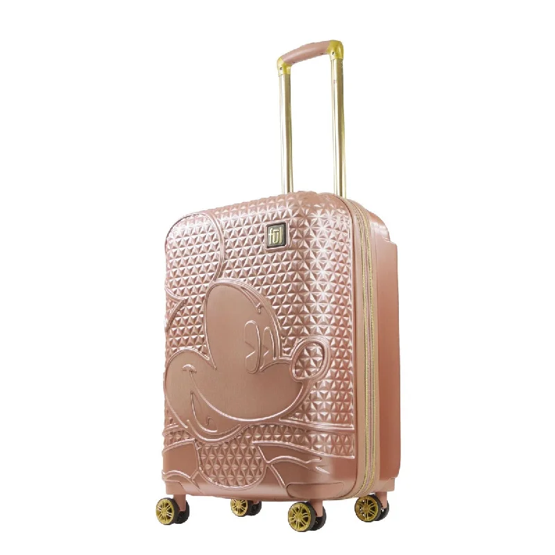 Travel - Size Toiletry Bottles with Leak - Proof Caps in ClearMickey Mouse Rolling Luggage FŪL Disney Luggage 26" Rose Gold