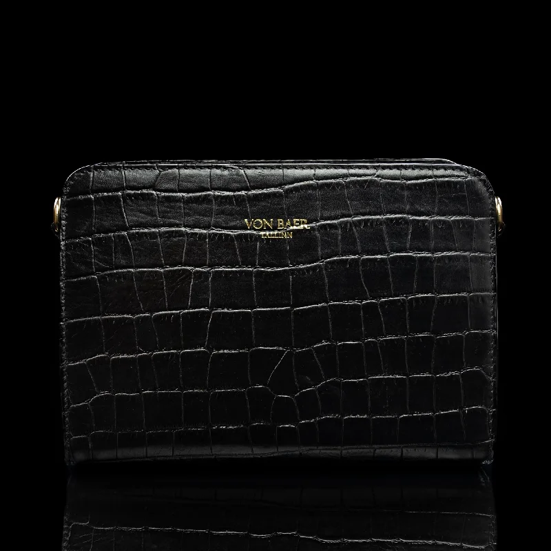 Elegant Black (croc print)