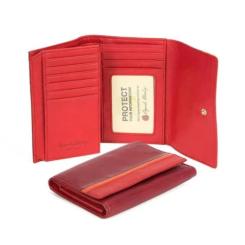 Travel Bag ID Card Holders in Clear Vinyl with LanyardsOsgoode Marley 5" Flap RFID Blocking Wallet