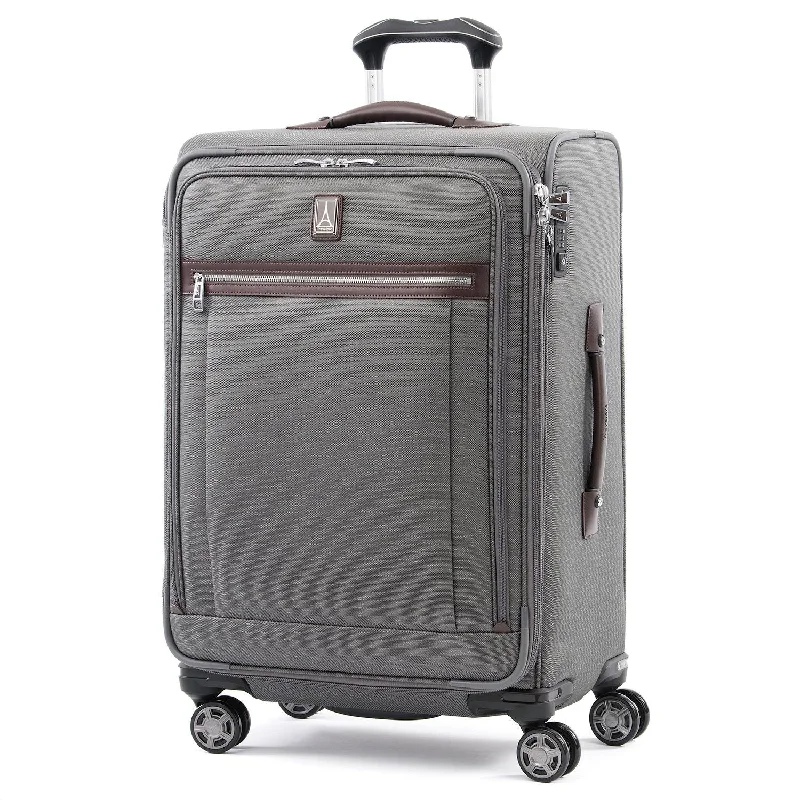 Hardshell travel suitcase with a TSA-approved lock for air travelPlatinum® Elite Medium Check-in Expandable Softside Spinner 71cm (71 x 47 x 30 cm)