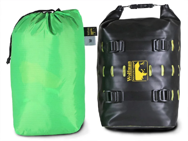 Travel Shoe Bags in Polyester with Ventilation Holes in KhakiStuff Sacks Bags