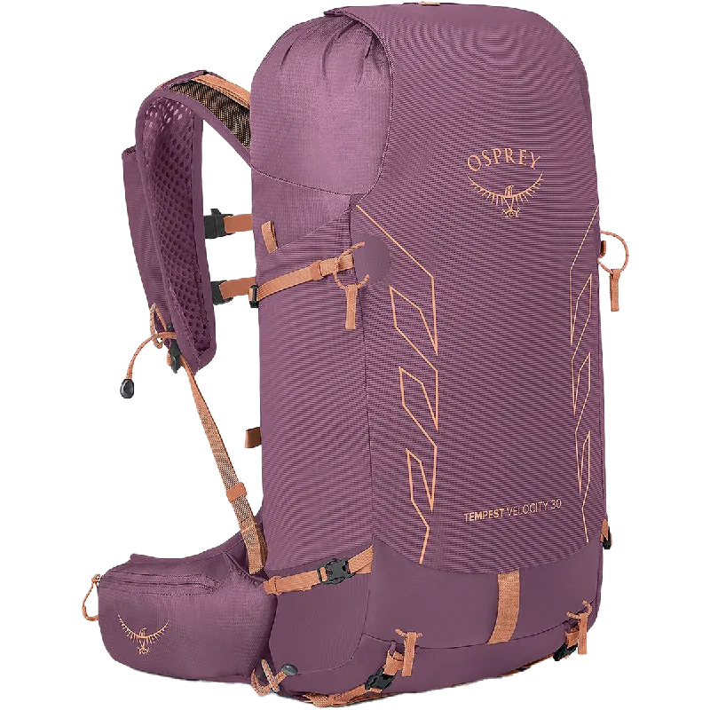 Roll-top travel backpack for easy packing and accessWomen's Tempest Velocity 30