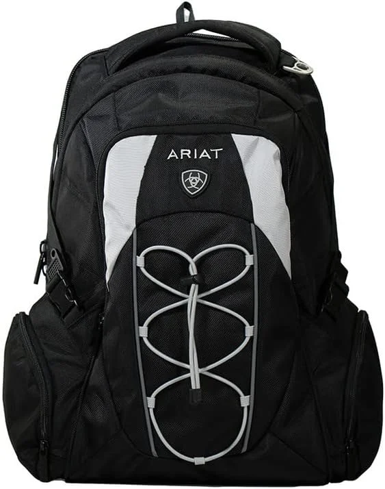 Convertible travel backpack to duffel bag for versatile useThe Ariat Sports Black Backpack