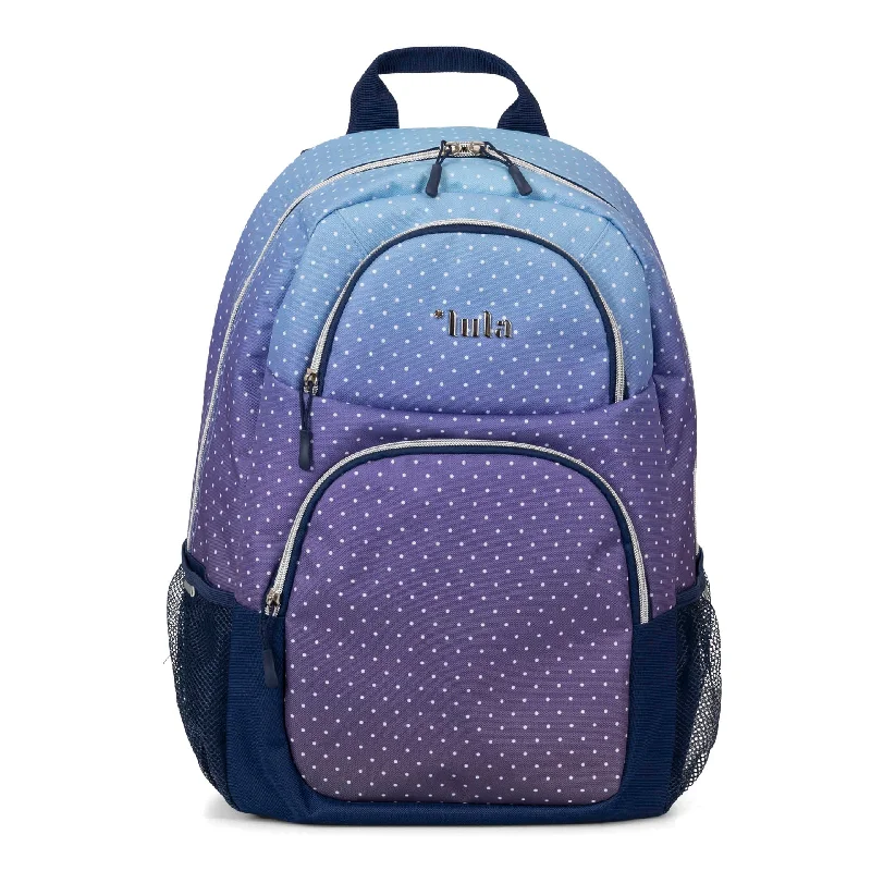 Hanging Travel Toiletry Bags with Multiple Pockets in TealGradient Micro Dots Backpack