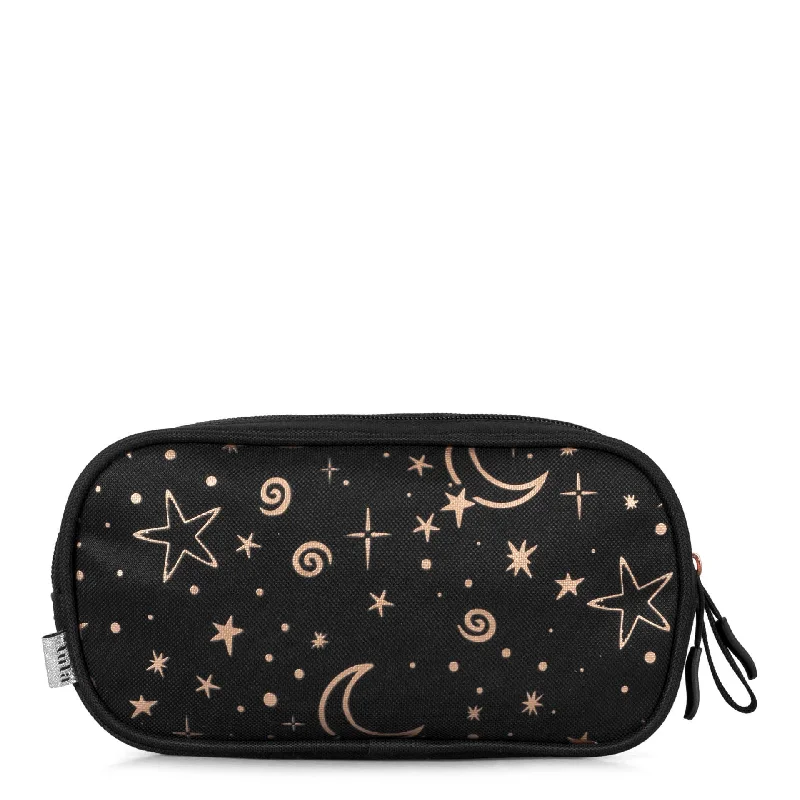 Compression Packing Cubes in Black and White for Saving Luggage SpaceMoon & Stars Pencil Case