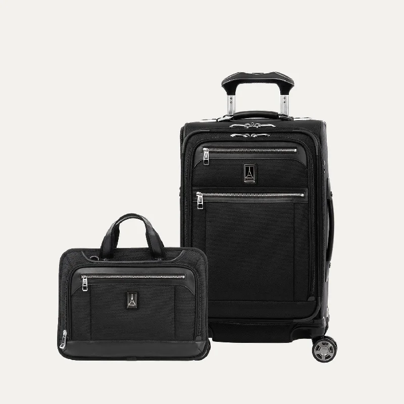 Luxury travel suitcase with a built-in scale for weight controlPlatinum® Elite Trend Setter Luggage Set