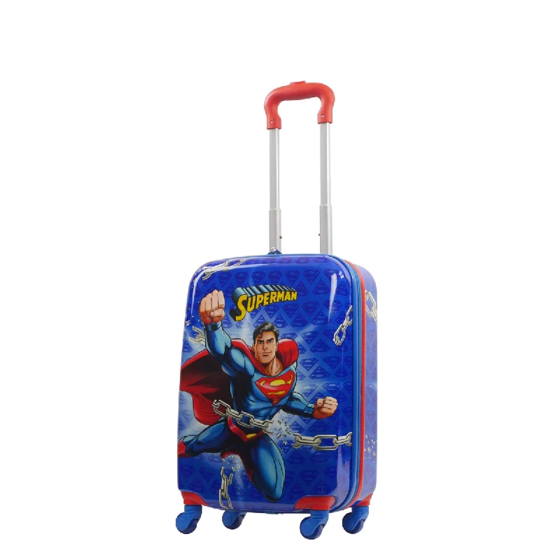 Hanging Travel Toiletry Bags with Multiple Pockets in TealWB Superman Kids 20.5" Hard Side Spinner Carry-on Luggage