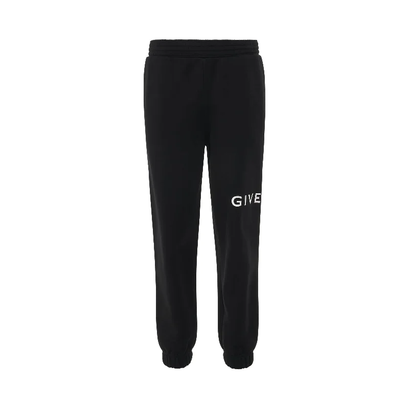 Archetype Logo Slim Fit Jogger Pants in Black