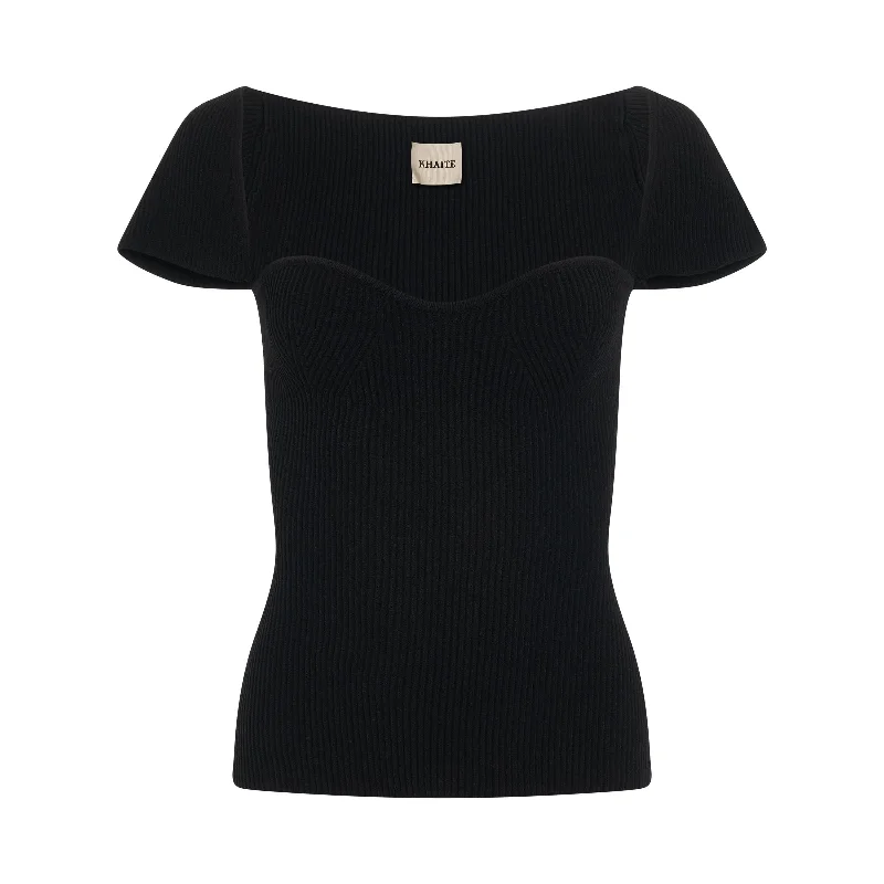 Ista Top in Black