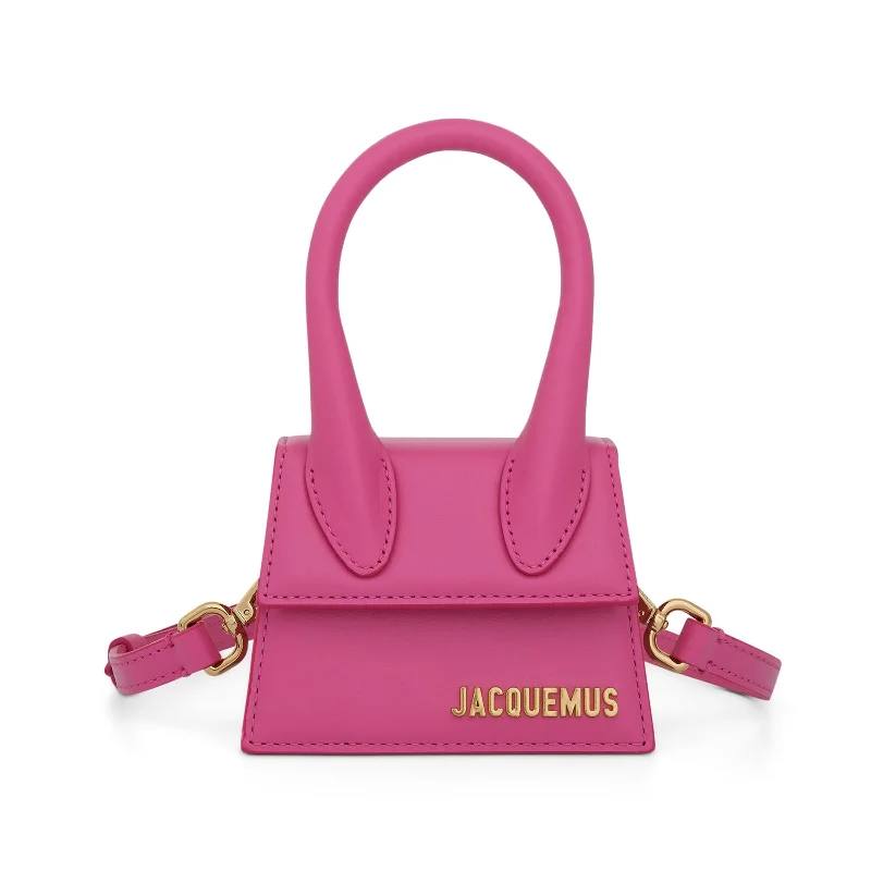 Le Chiquito Mini Leather Bag in Pink