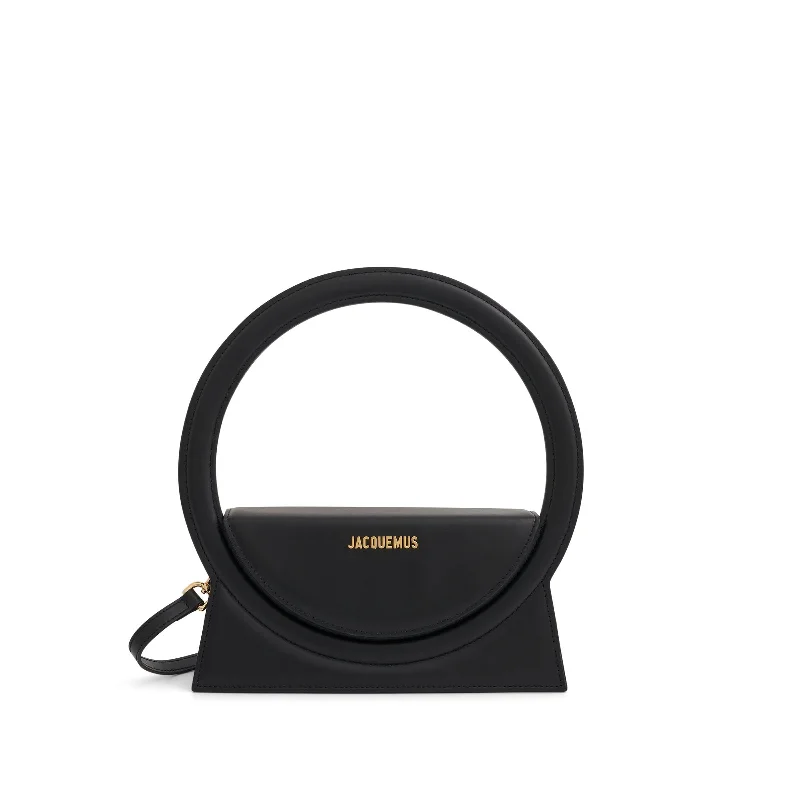 Le Sac Rond Circle Purse in Black