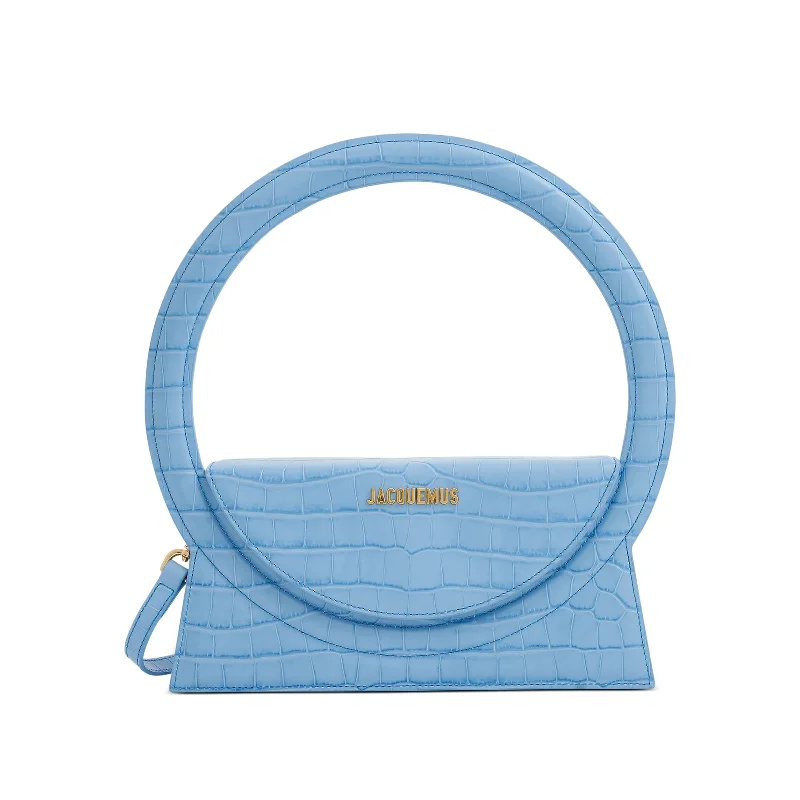 Le Sac Rond Circle Purse in Blue