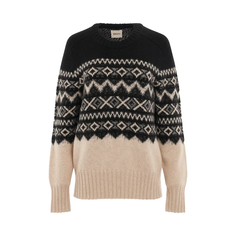 Mae Sweater in Black/Multi