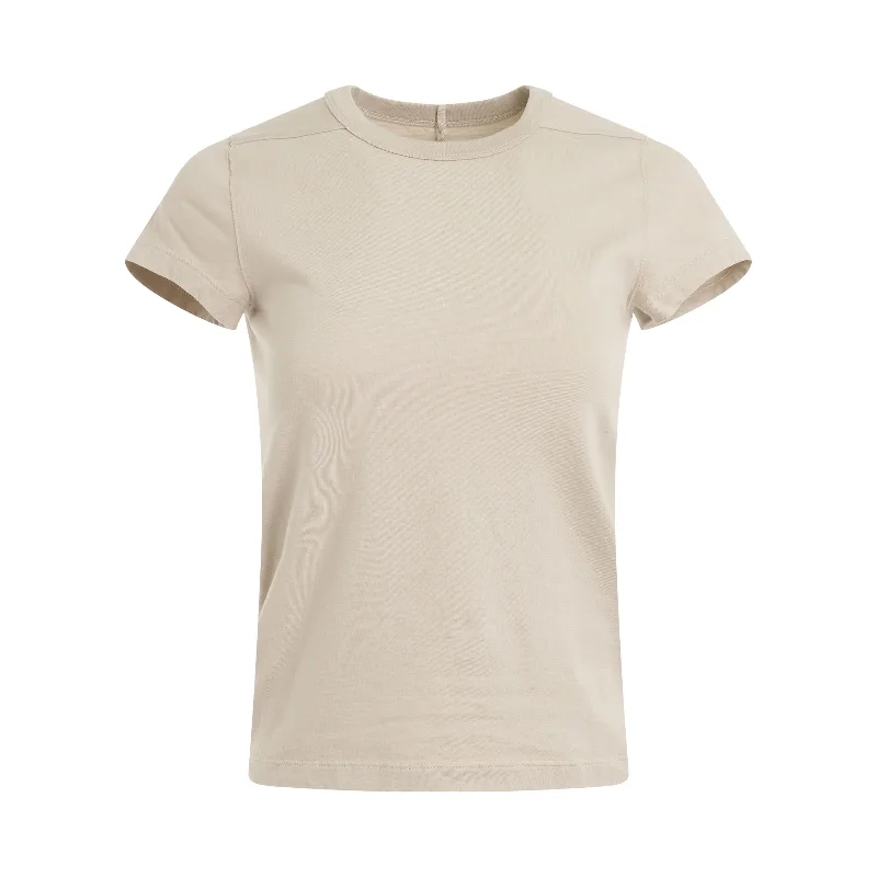 Strobe Cropped Level T-Shirt in Pearl