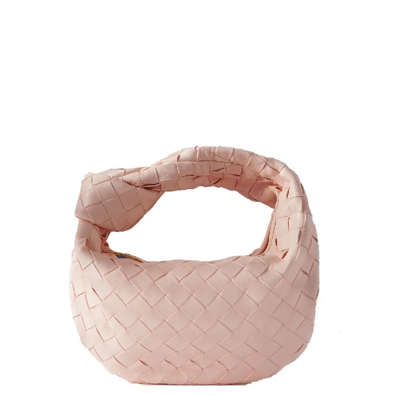 Geometric - Patterned PVC Evening Bag in Multicolor for Trendy Nights OutJodie Mini Intrecciato, Petal