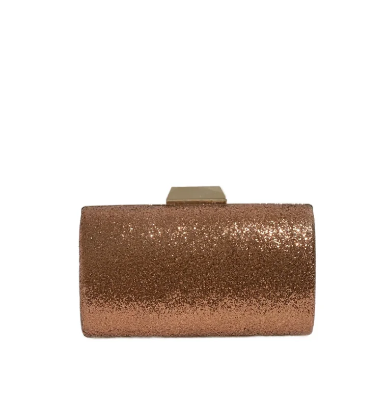 Women's Metallic Leather Clutch in Rose Gold for Valentine's DateBronze Clutch