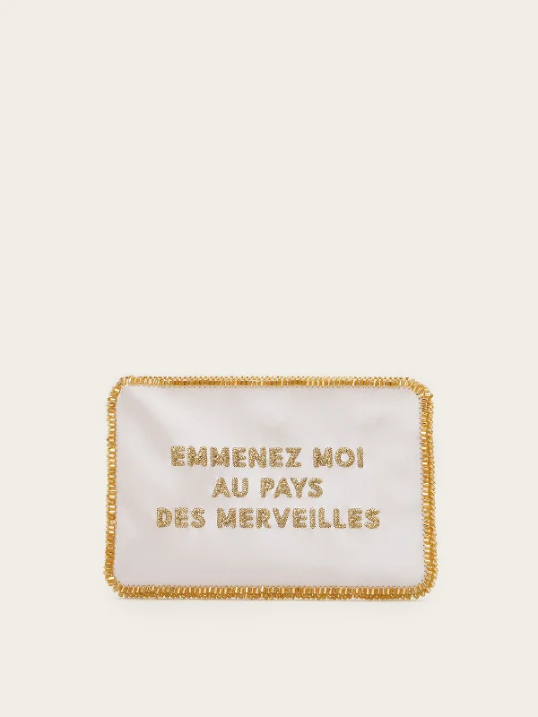 Pearl - Embellished Clutch in Cream for Bridal ShowersFantaisie Clutch