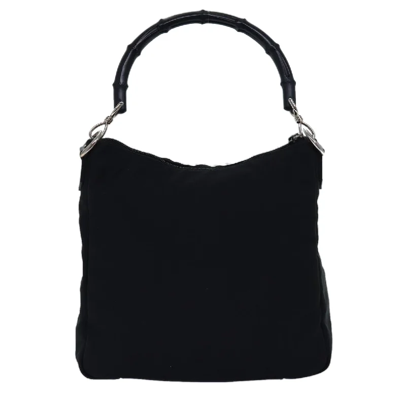 Pvc Shoulder Bag in Clear with Glitter for a Fun and Modern LookGucci Bamboo  Synthetic Shoulder Bag (Pre-Owned)